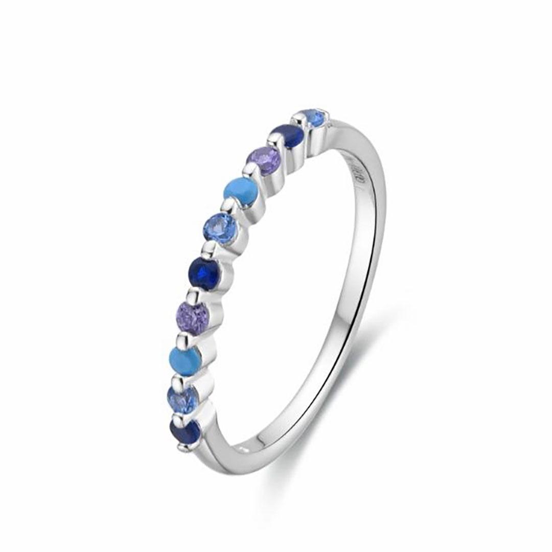 SORTIJA MUJER PLATA DE LEY 925 Y CIRCONITAS  11602/24