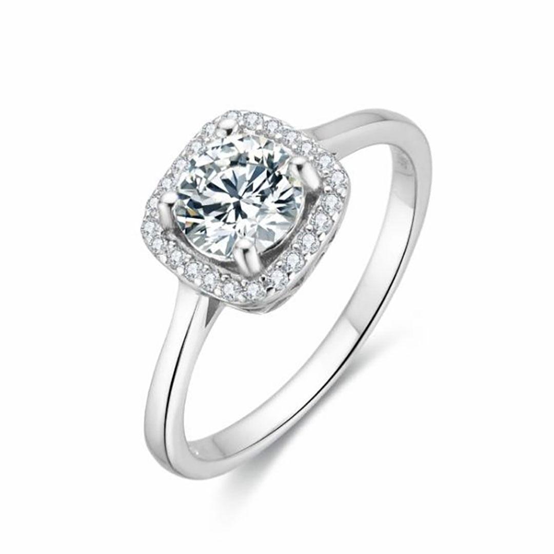 SORTIJA MUJER PLATA DE LEY 925 Y CIRCONITAS  11608/20