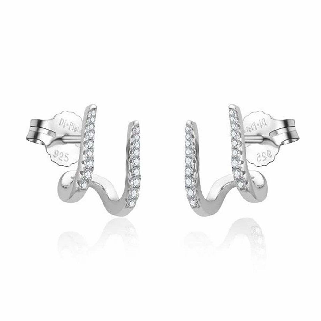 PENDIENTES MUJER PLATA DE LEY 925 DORADOS 24861