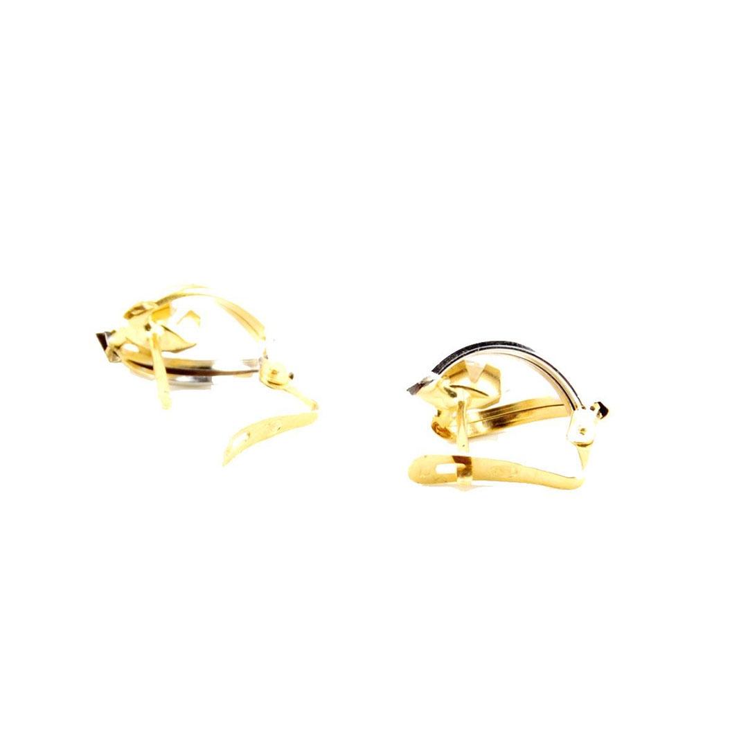 PENDIENTES MUJER ORO BICOLOR 18K 5852M