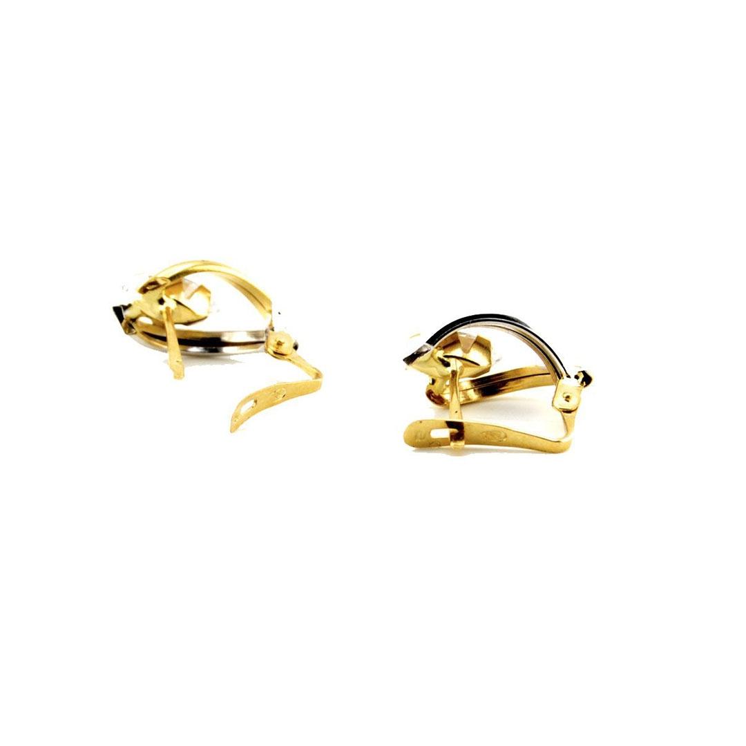 PENDIENTES MUJER ORO BICOLOR 18K 5854M
