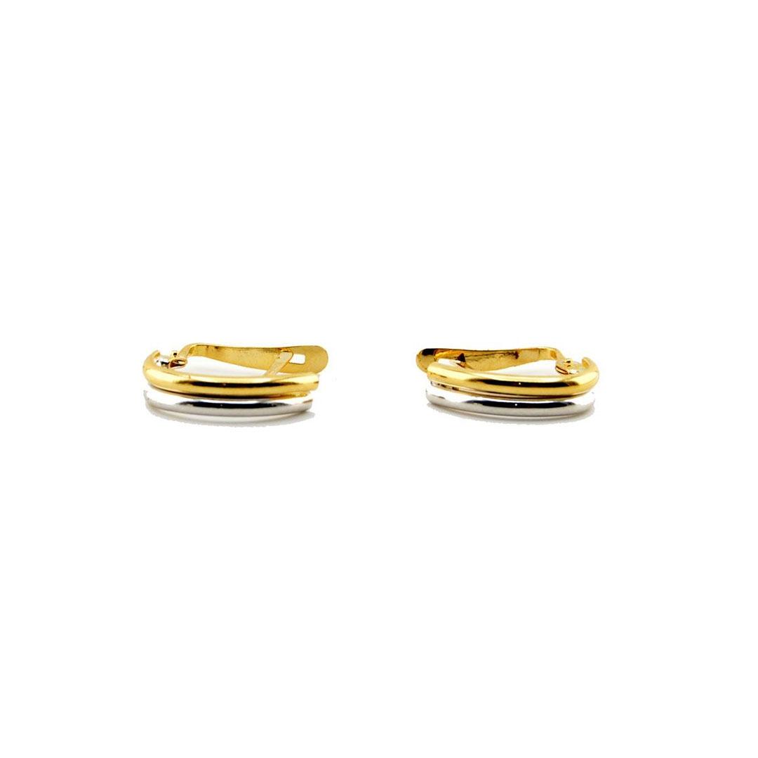 PENDIENTES MUJER ORO BICOLOR 18K 5853MI