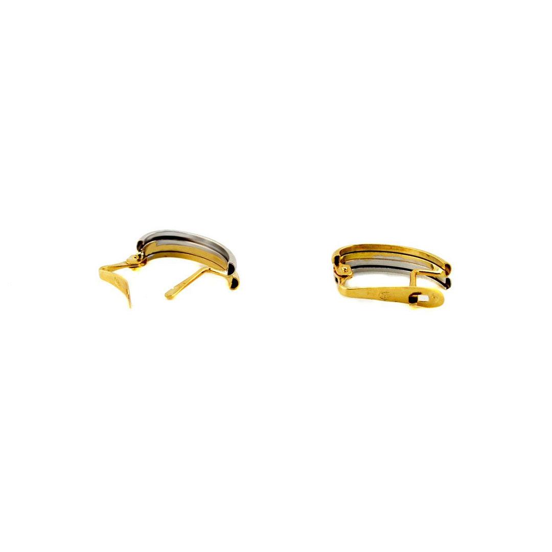 PENDIENTES MUJER ORO BICOLOR 18K 5853MI