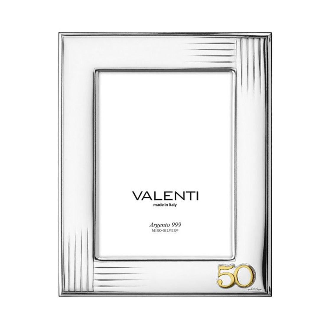 MARCO DE FOTOS 18X24 PLATA BILAMINADA 50 ANIVERSARIO 52137/5