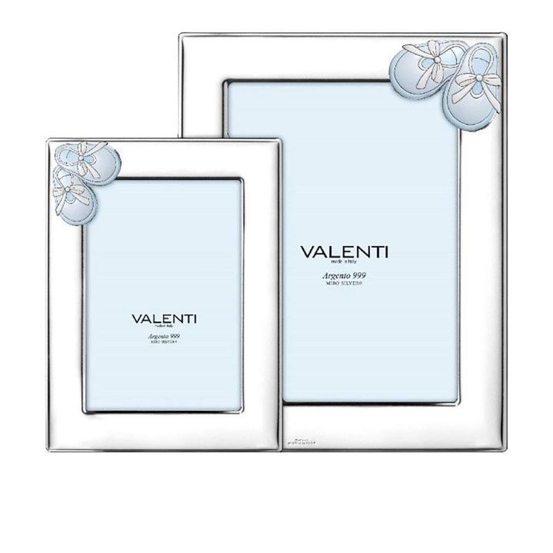 MARCO DE FOTOS INFANTIL 13X18 Y 9X13 ZAPATITOS AZUL 73192/2L