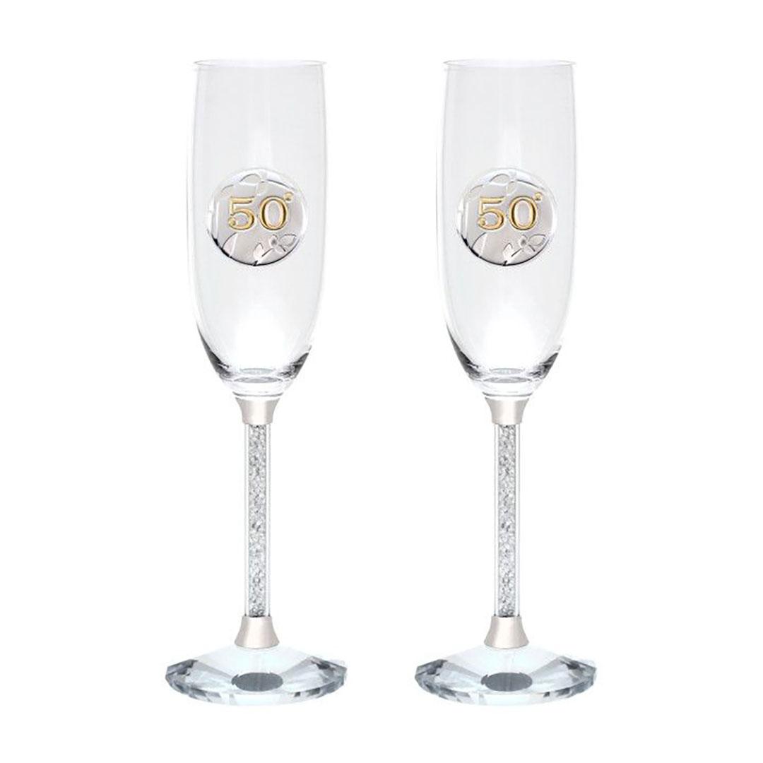 ESTUCHE JUEGO DE COPAS DE CHAMPAGNE 50 ANIVERSARIO GA4290C