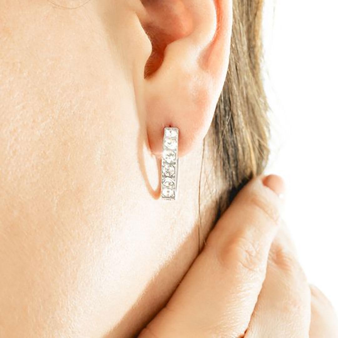 PENDIENTES LOTUS ACERO