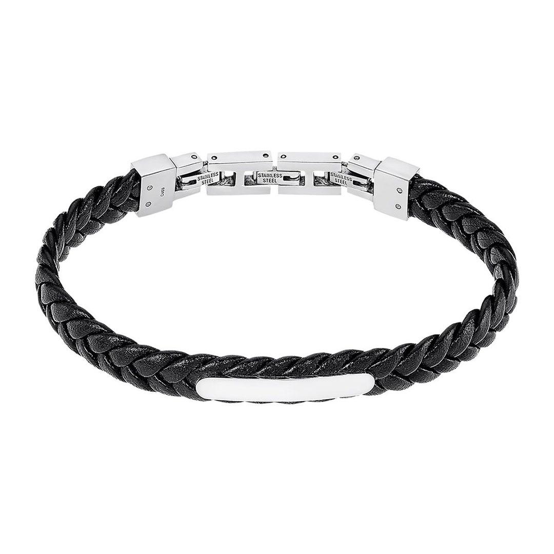 PULSERA HOMBRE LOTUS ACERO Y CUERO  LS2385-2/1