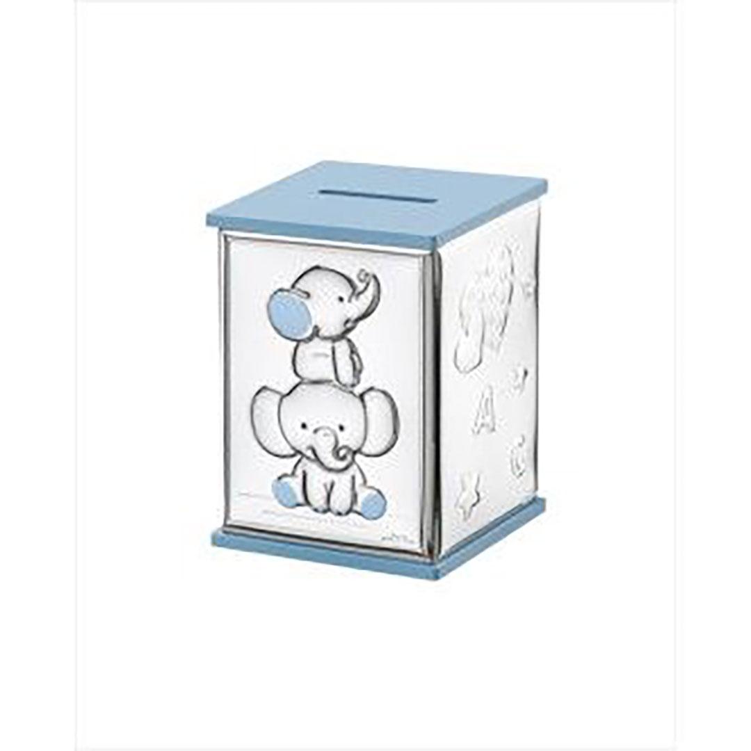 REGALO HUCHA INFANTIL ELEFANTE PLATA BILAMINADA 21182C