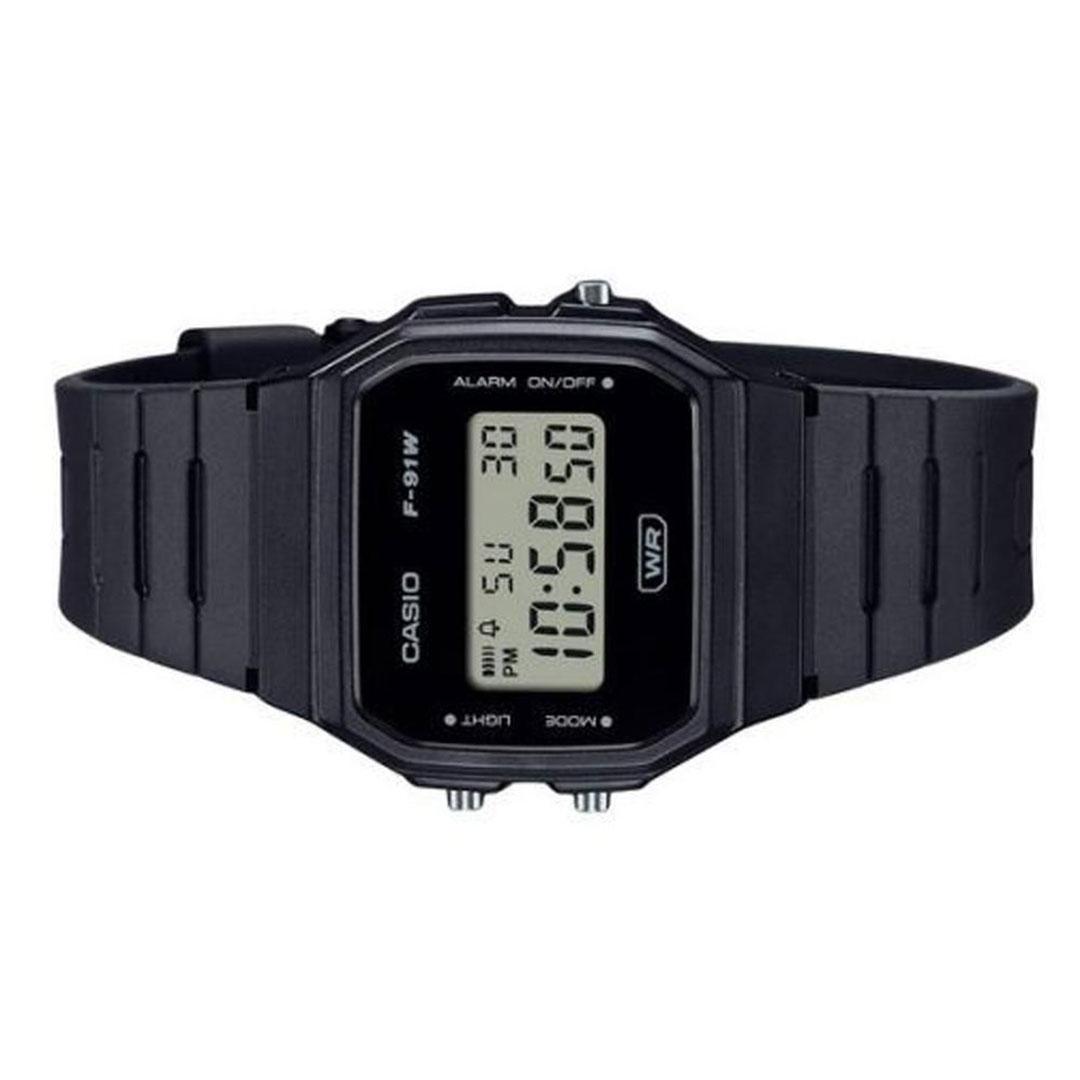 RELOJ UNISEX CASIO F-91WB-1AEF (NEGRO)
