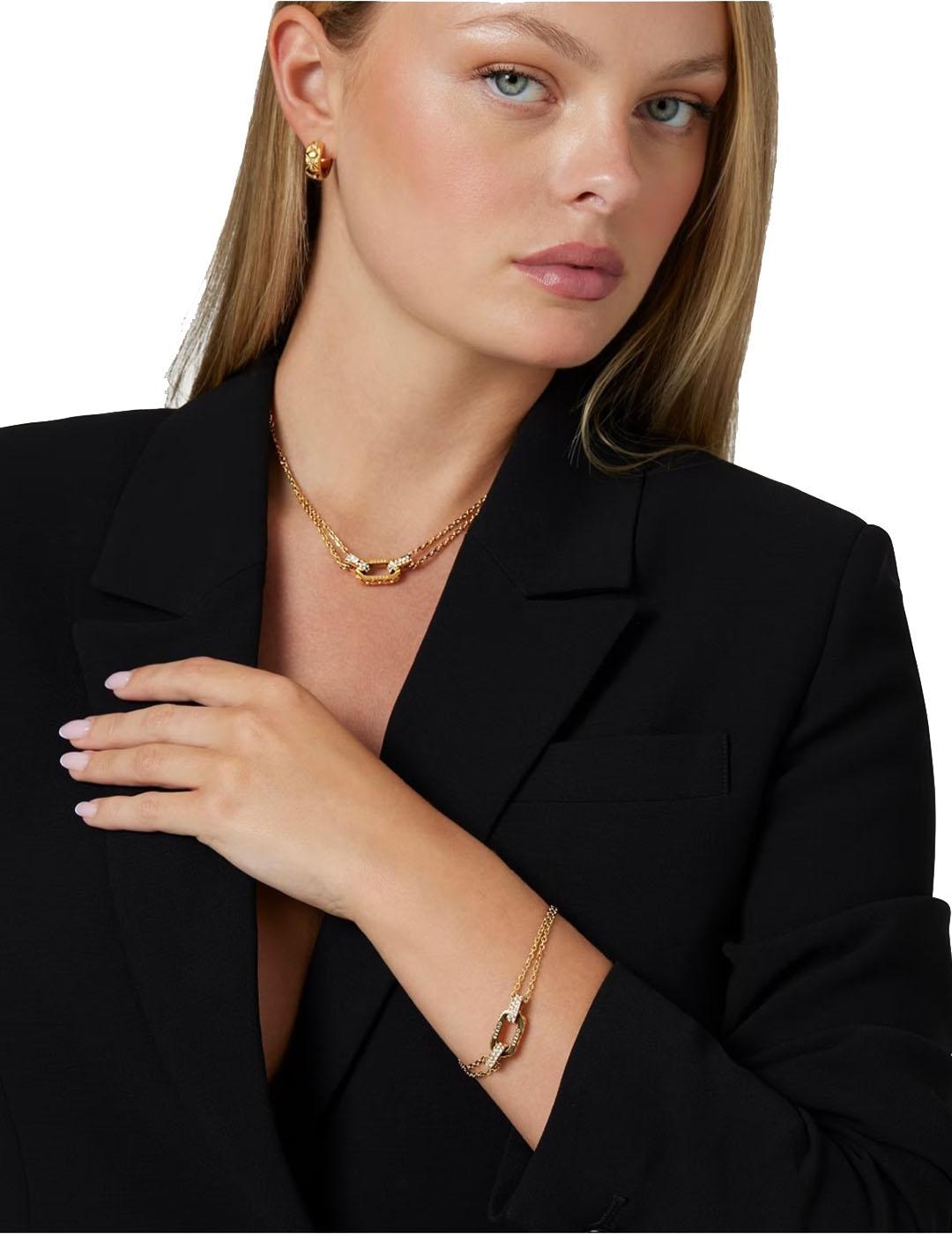 PULSERA MUJER ACERO DORADO  GUESS JUBB04581JWYGS