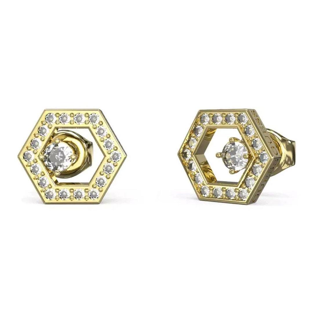 PENDIENTES MUJER ACERO DORADO GUESS JUBE04651JWYGT-U
