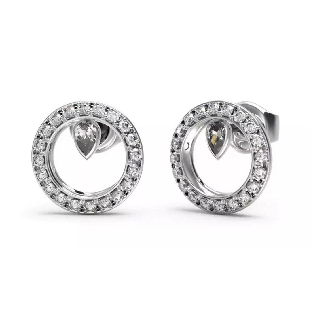 PENDIENTES MUJER ACERO  GUESS JUBE04655JWRHT-U