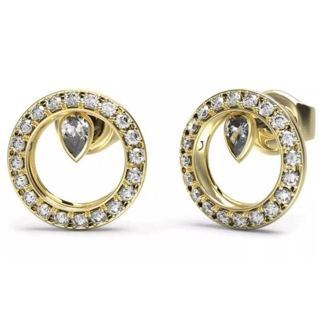 PENDIENTES MUJER ACERO DORADO GUESS JUBE04655JWYGT-U