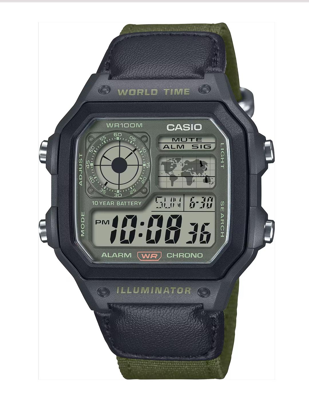 RELOJ UNISEX CASIO AE-1200WHUB-3AEF