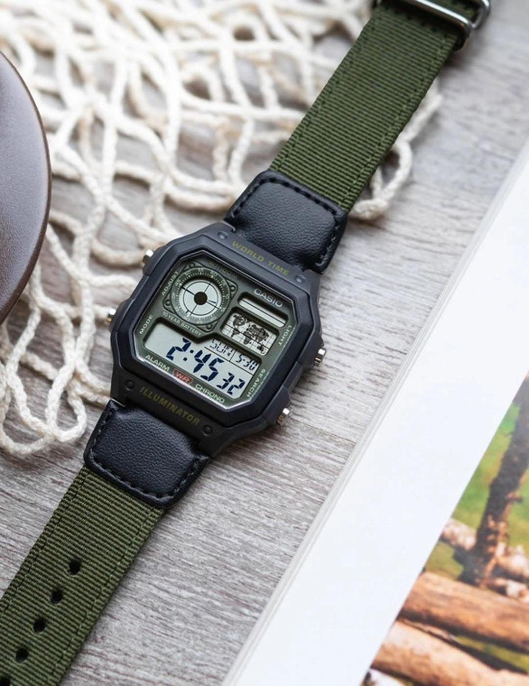 RELOJ UNISEX CASIO AE-1200WHUB-3AEF