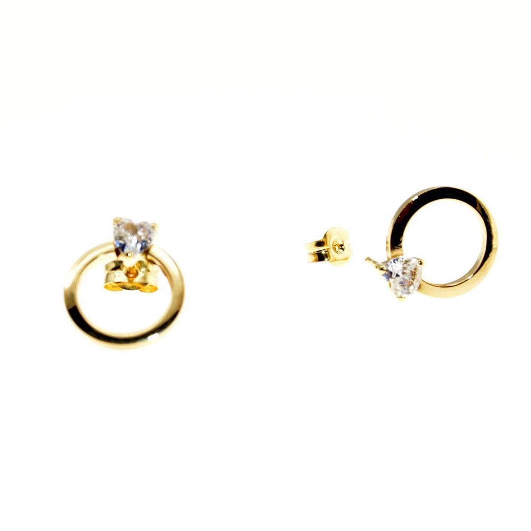 PENDIENTES ARO MUJER ORO 18K 5811C
