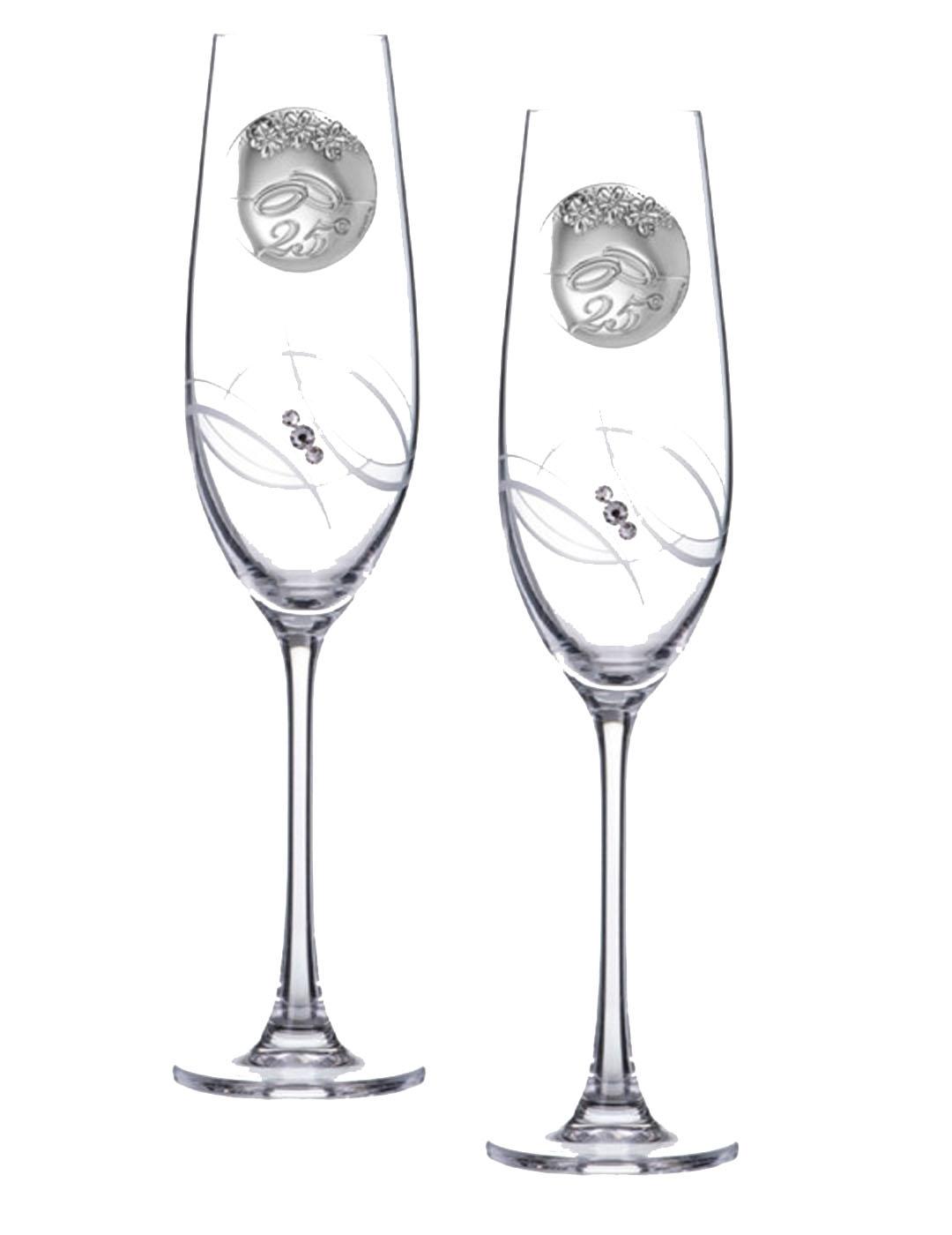 ESTUCHE  COPAS CRISTAL 25 ANIVERSARIO GA4239V