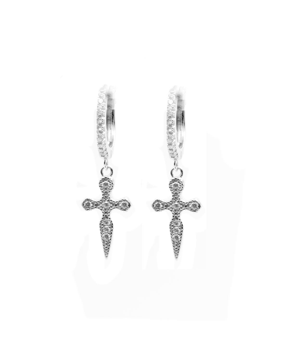 PENDIENTES MUJER PLATA E280