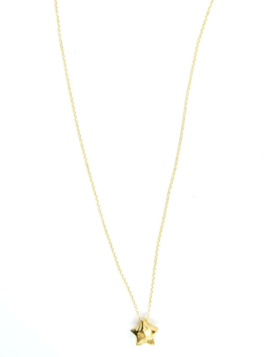 COLLAR PLATA CHAPADA ESTRELLA