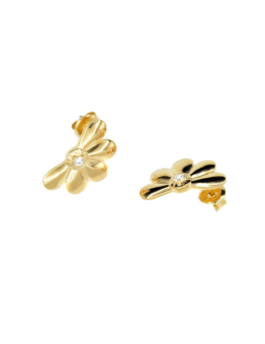 PENDIENTES PLATA CHAPADA MEDIA MARGARITA