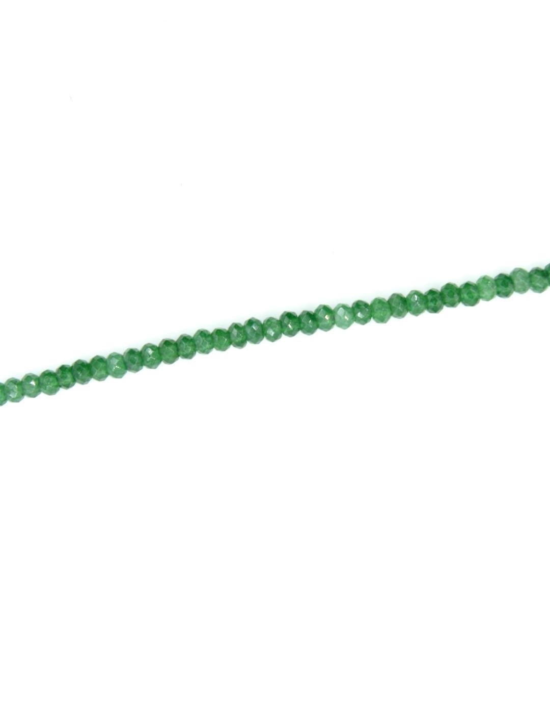 COLLAR JADE VERDE CIERRE PLATA