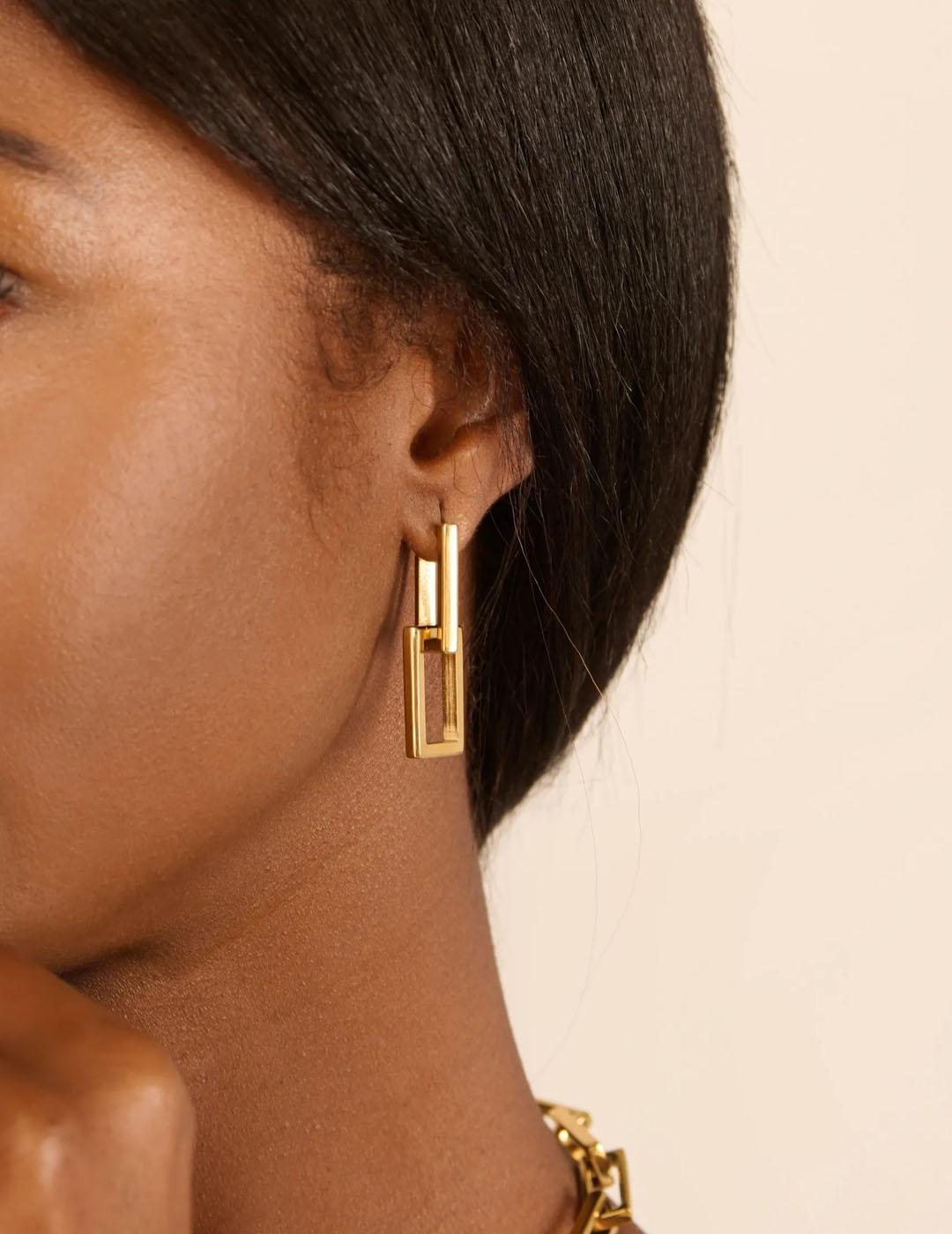 PENDIENTES RADIANT ACERO