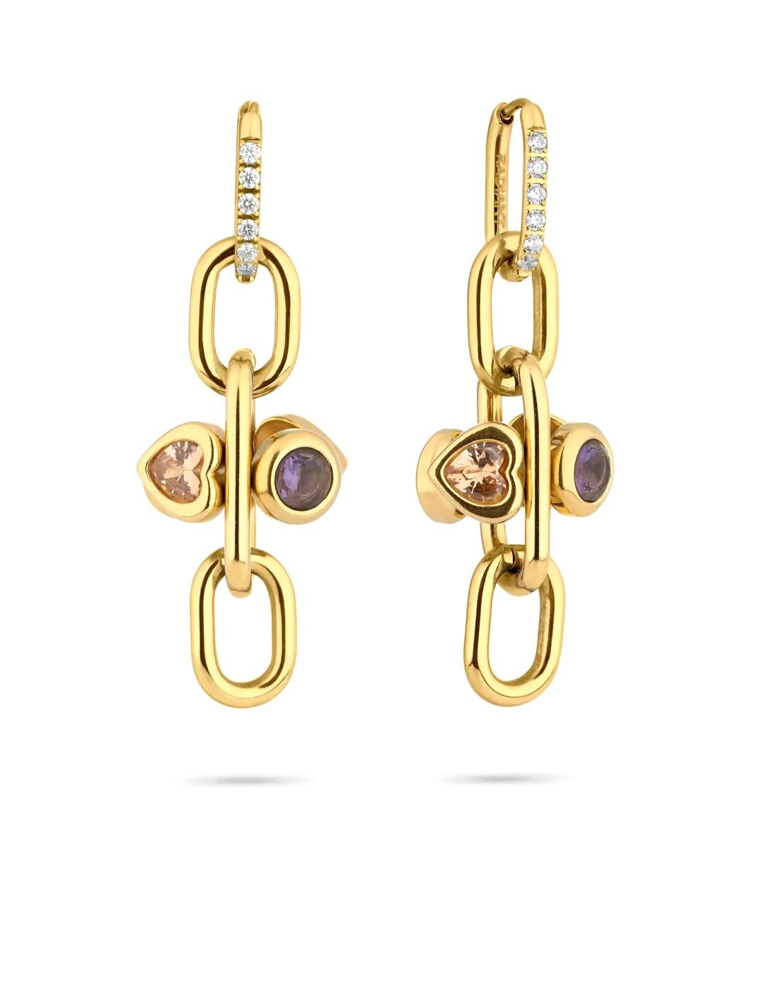 PENDIENTES RADIANT ACERO