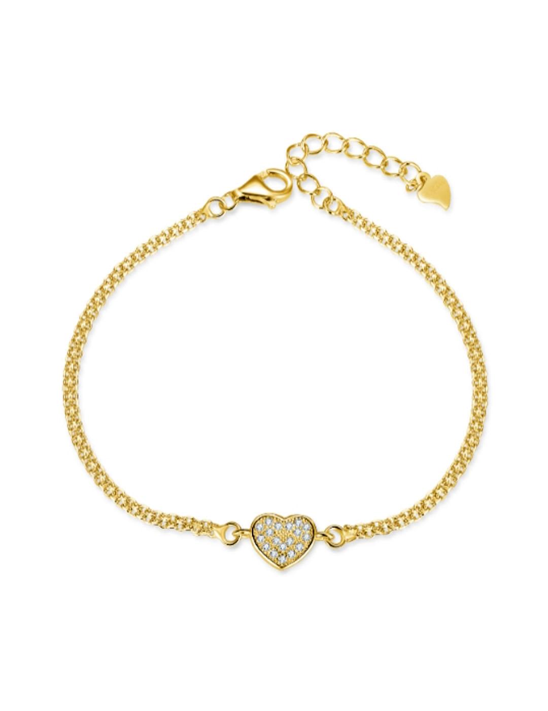 PULSERA MUJER  PLATA DE LEY 925 CHAPADO EN DORADO